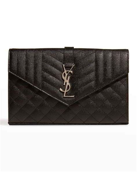 envelope flap pouch ysl|ysl envelope clutch bag.